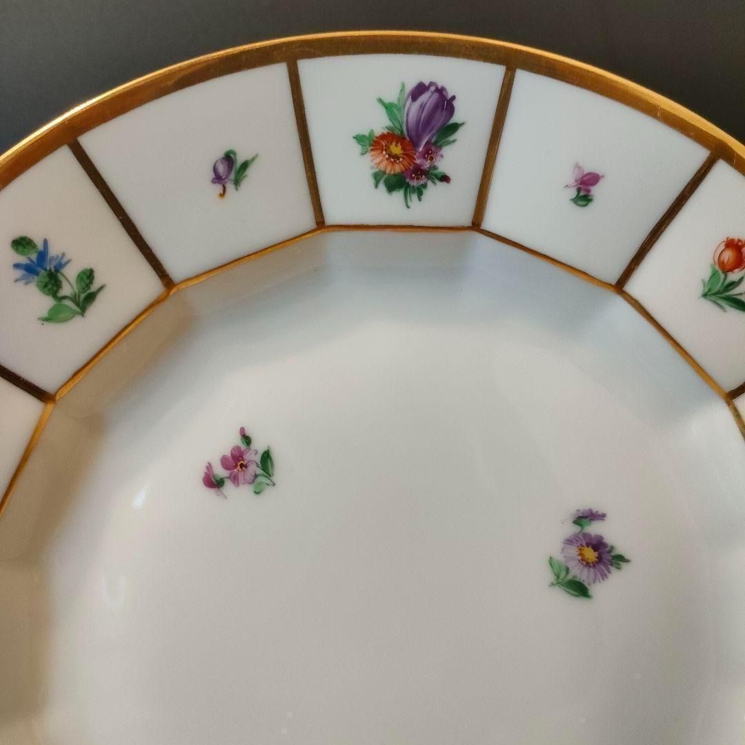 高級ライン 20㎝☆ロイヤルコペンハーゲン ヘンリエッテ 美品 金彩