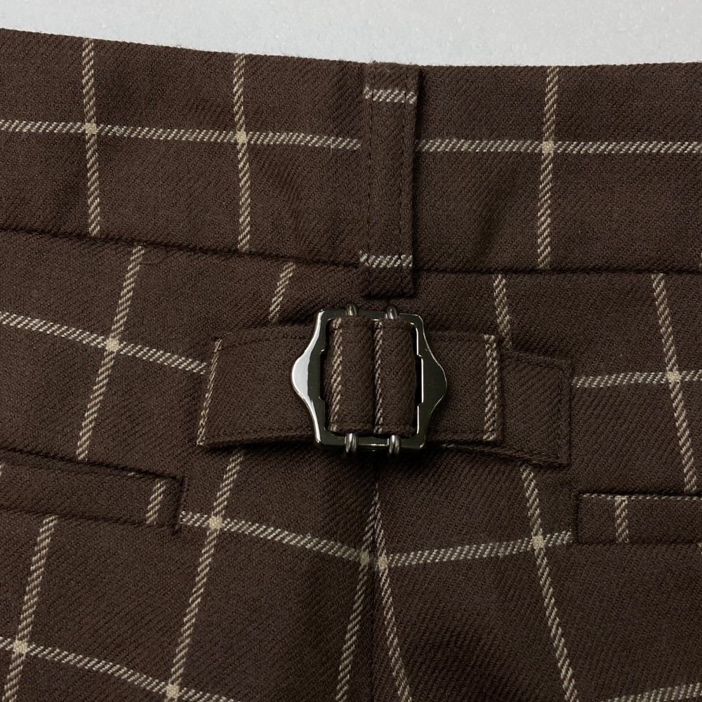 サイズ：38 LANVIN SPORT ランバン スポール  パンツ チェック ブラウン系 [240101431017] ゴルフウェア レディース ストスト サイズ：38 LANVIN SPORT ランバン スポール パンツ チェック
