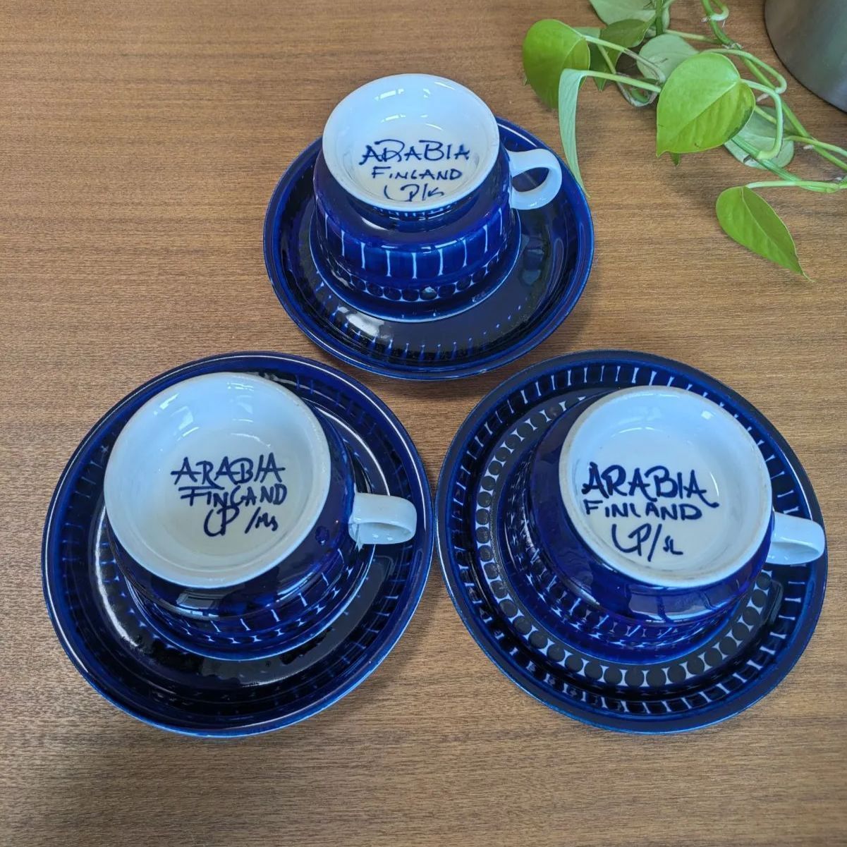 カップ＆ソーサー ブルー