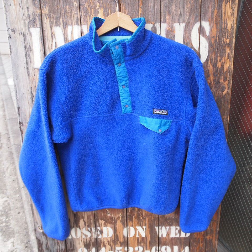 90s Patagonia Snap-T Fleece Jacket US-Kids 14 パタゴニア スナップT フリース ジャケット キッズ ボーイズ 140~150cm オールド ビンテージ