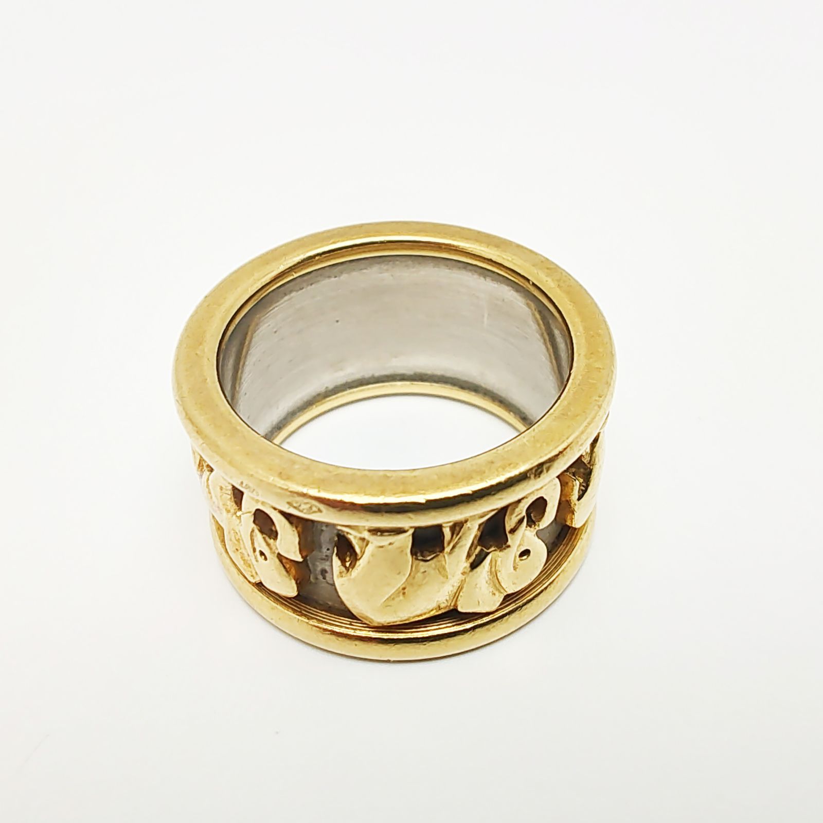 カルティエ ファラオン エレファント リング 18金 K18 750 ホワイト