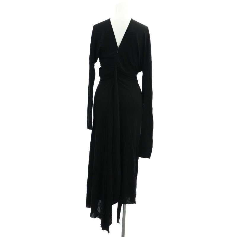 ヴィクトリアベッカム Victoria Beckham ビスコース ギャザー ロング  