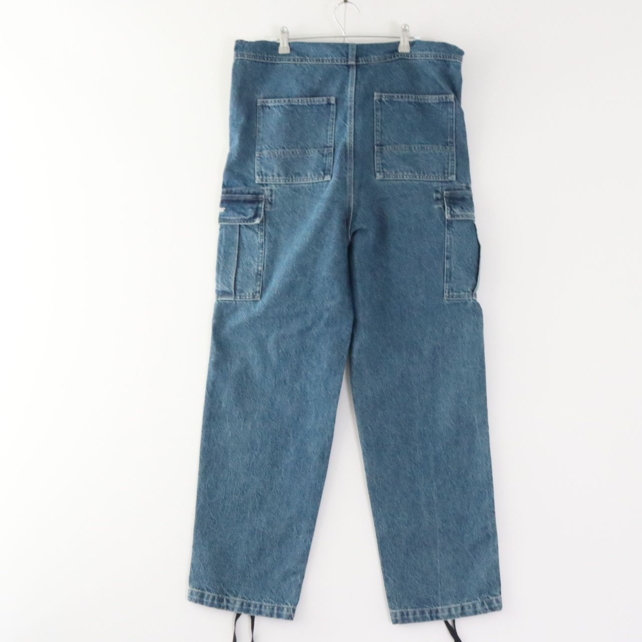 【新品】SUPREME シュプリーム S メンズ パンツ オーバーオール 22AW Cargo Denim Overalls Washid Blue カーゴデニムオーバーオールウォッシュドブルー 新品 古着