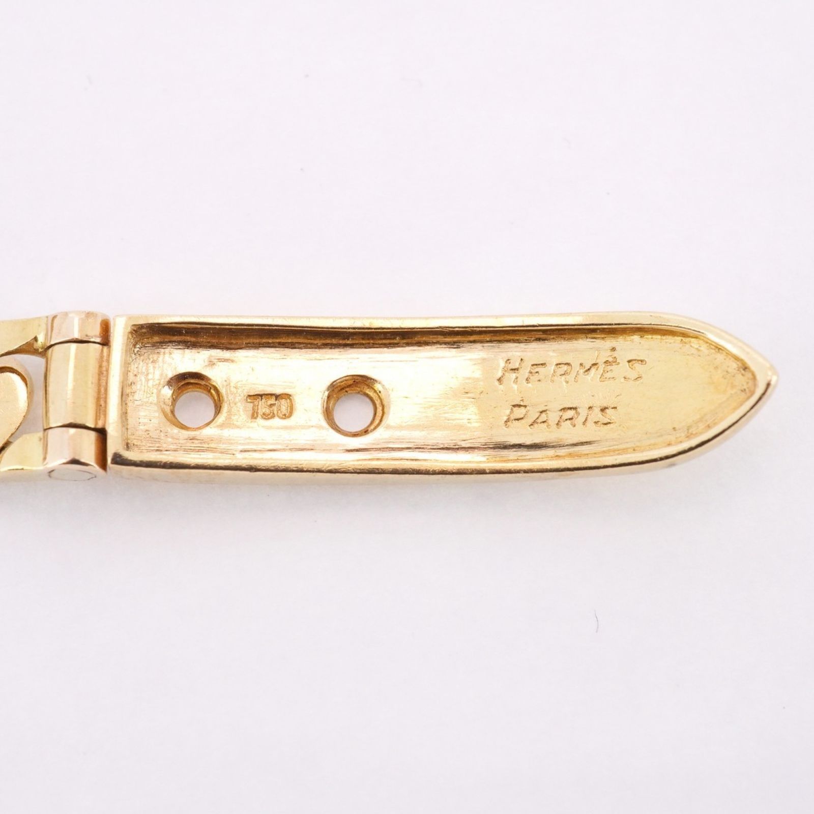 エルメス(Hermes) エルメス ブレスレット ブックルセリエ 18KYG