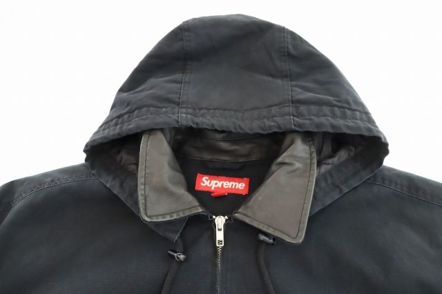 シュプリーム SUPREME 24AW Leather Collar Utility Jacket レザー