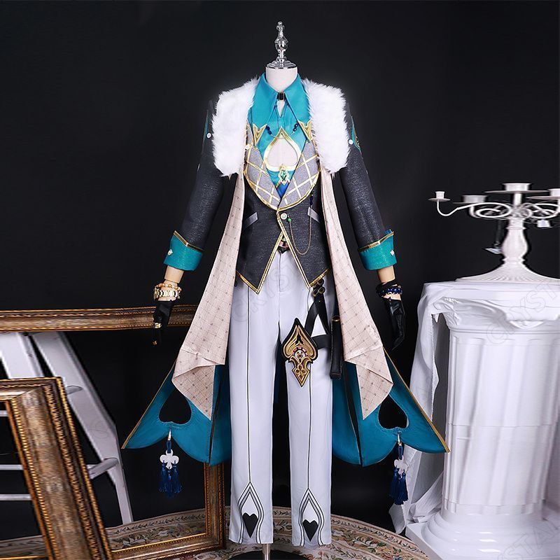 新品崩壊 スターレイル アベンチュリン コスプレ衣装 ウイッグ