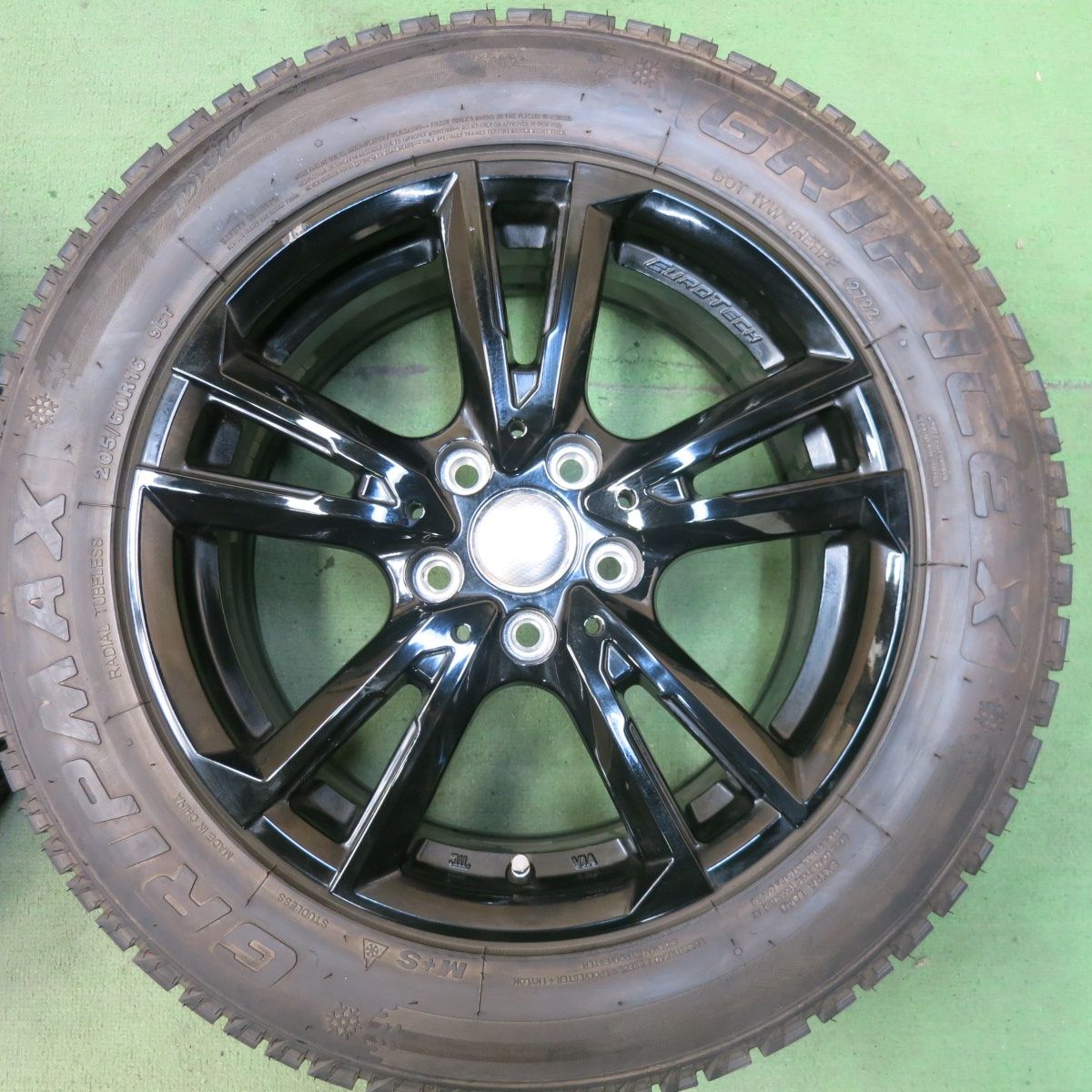 バリ溝！22年！9分☆プジョー 308 等 EUROTECH GAYA SOLI 205/60R16