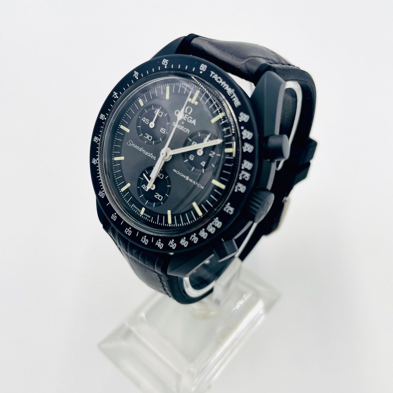 オメガ×スウォッチ OMEGA×Swatch バイオセラミック グレー