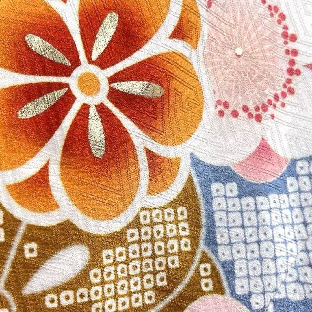 金駒刺繍 金彩 松竹梅 雲模様 鹿の子 振袖 成人式 着物 032a p - メルカリ