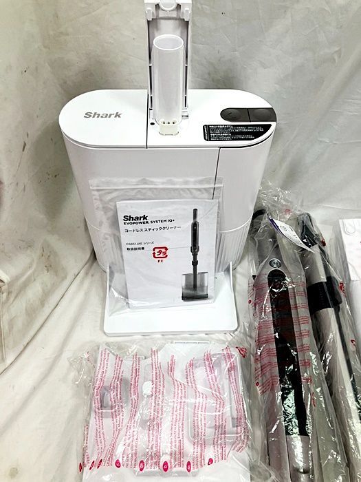 Shark シャーク 掃除機 スティック コードレス EVOPOWER SYSTEM iQ＋ CS851JMVAE モーヴグレイ◆0 1