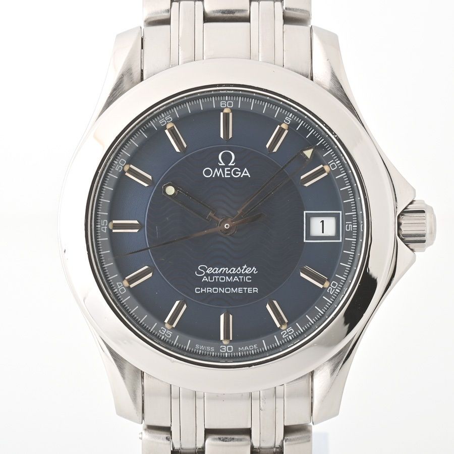 オメガ/OMEGA シーマスター 120 2501.81 ブルー 自動巻き 【中古】 商品番号 E-154836 - メルカリ