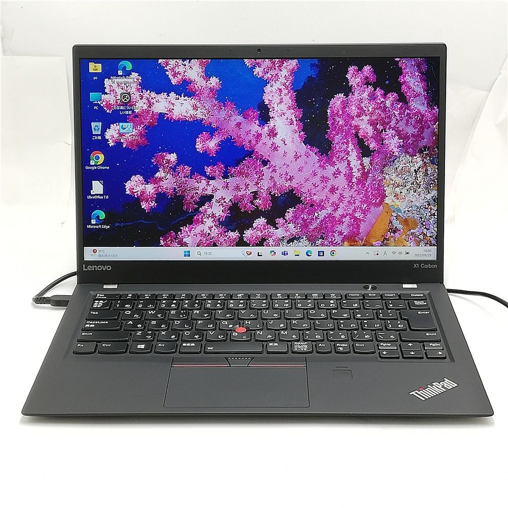 超 Wi-Fi有 Lenovo 高性能ノートパソコン X1 Carbon 第7世代 Core i7 8GB 高速SSD 無線 Bluetooth カメラ Windows11 Office 即使用可