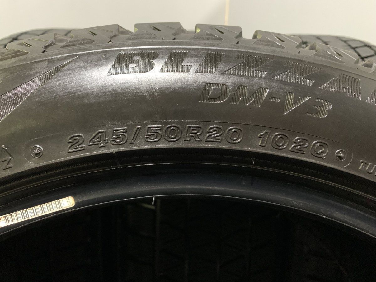 BS BRIDGESTONE BLIZZAK DM-V3 245/50R20 20インチ スタッドレス 4本 19年製 バリ溝 ジャガー/Iペイス等  (MTD450) - メルカリ