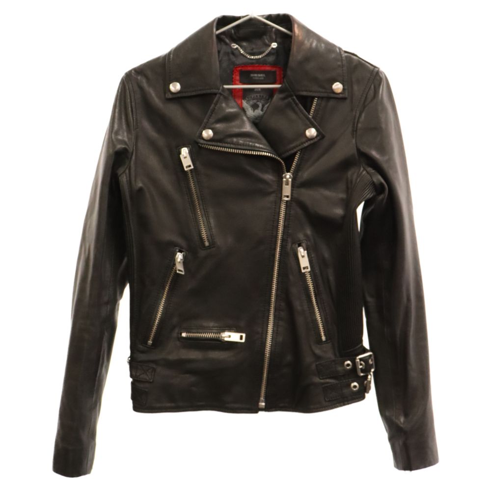DIESEL (ディーゼル) ラムレザーダブルライダースジャケット