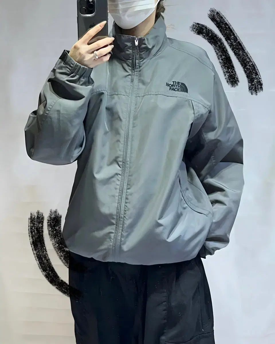 95 THE NORTH FACE ザ ノース フェイス グレー ネイルトン ジャケット