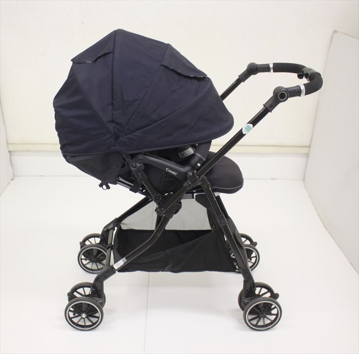 ✨美品✨ Combi ベビーカー スゴカル 4キャス エッグショック ネイビー