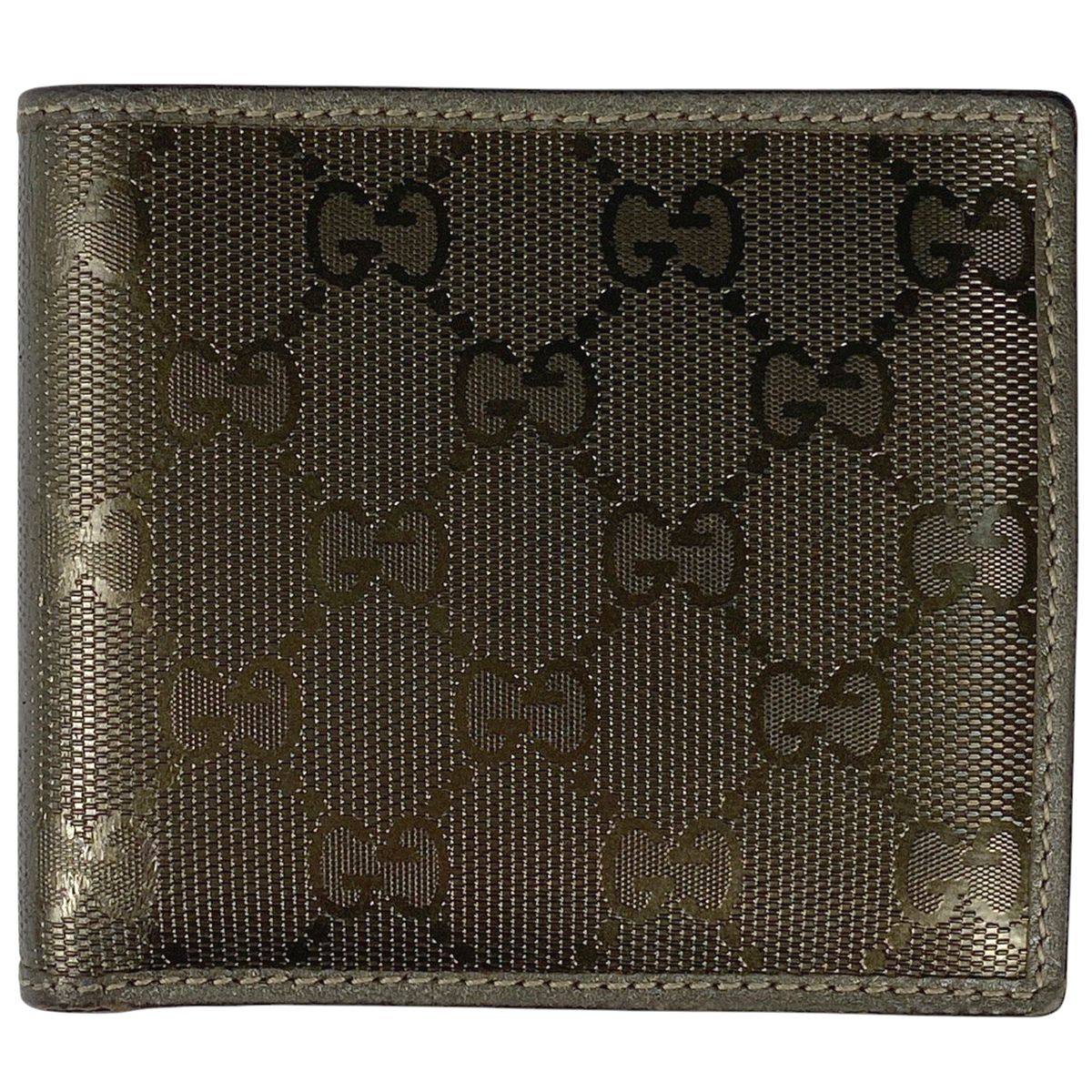グッチ GUCCI GGインプリメ 二つ折り財布 GG柄 二つ折り財布 コーティングキャンバス ゴールド 224122 メンズ