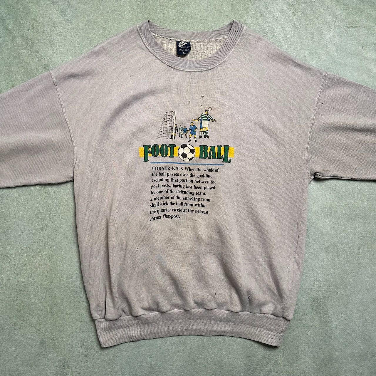80s UK NIKE 紺タグ ダメージ ボロ スウェット ナイキ