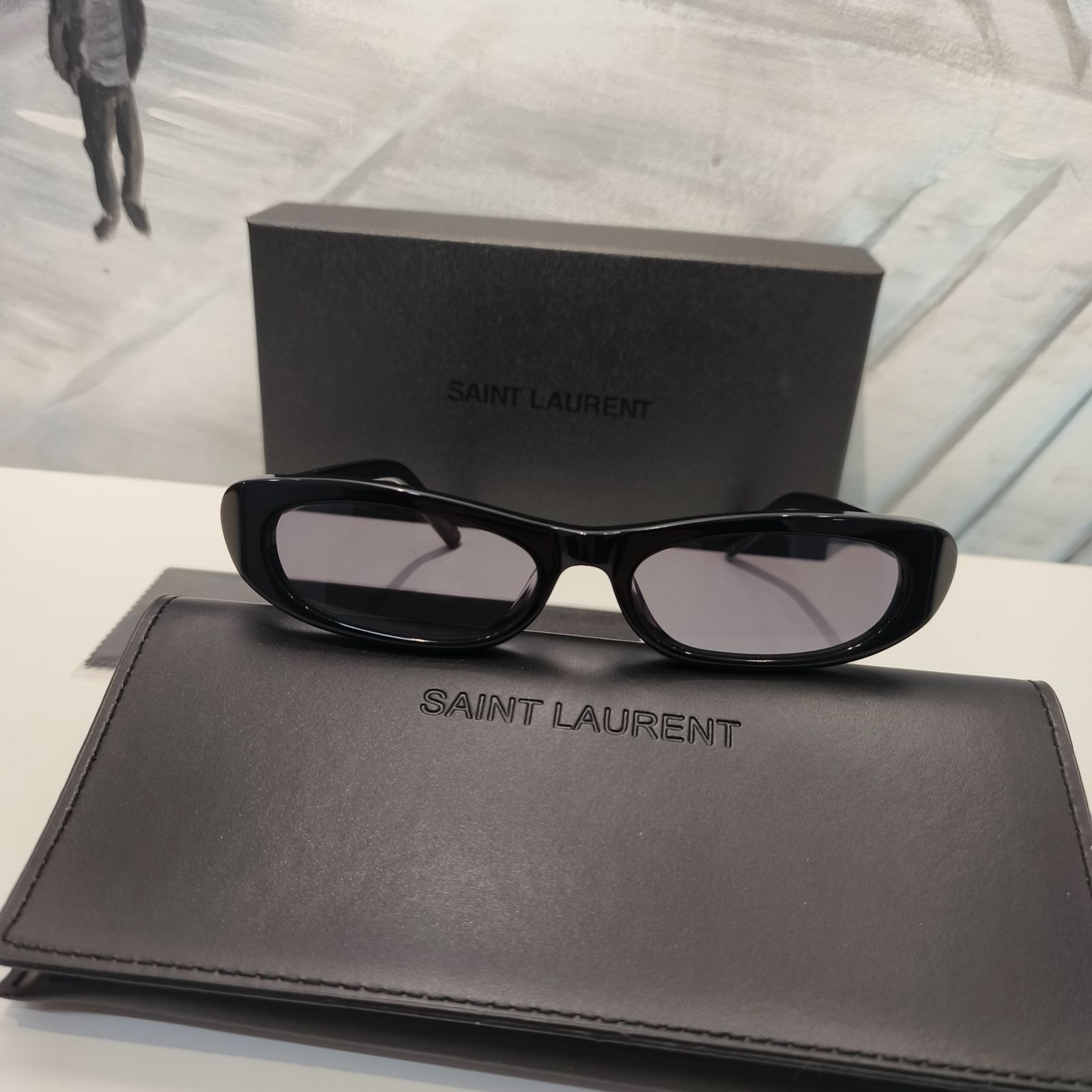 値段通販 SAINT LAURENT SL 557 BLACK サングラス常田大希