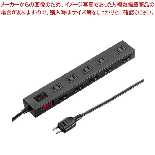雷ガードタップ TAP-SP2110N-3BK サンワサプライ ブラック