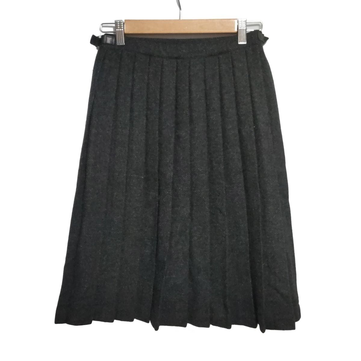 O NEIL オニール 巻きスカート サイズ38 M レディース - ダークグレー ひざ丈 プリーツ