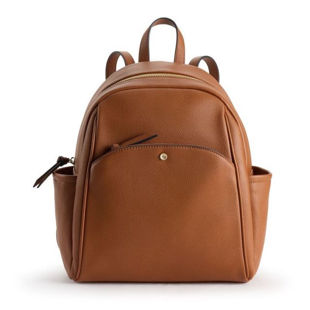 【送料無料】 LC Lauren Conrad レディース ハンドバッグ バッグ Women's LC Lauren Conrad Elene Functional Backpack Saddle