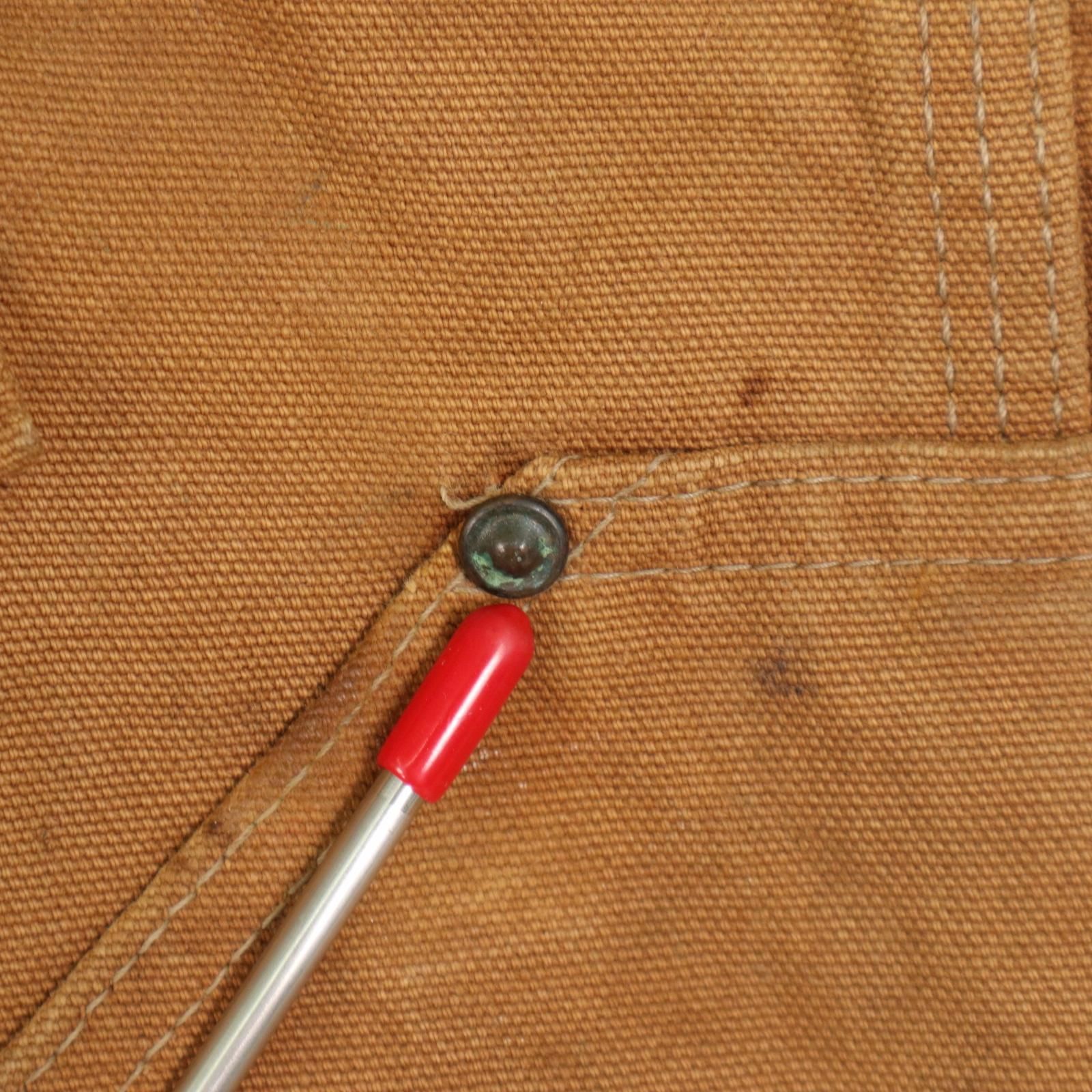 70年代 USA製 Carhartt カーハート ダック ダブルニー ビブ