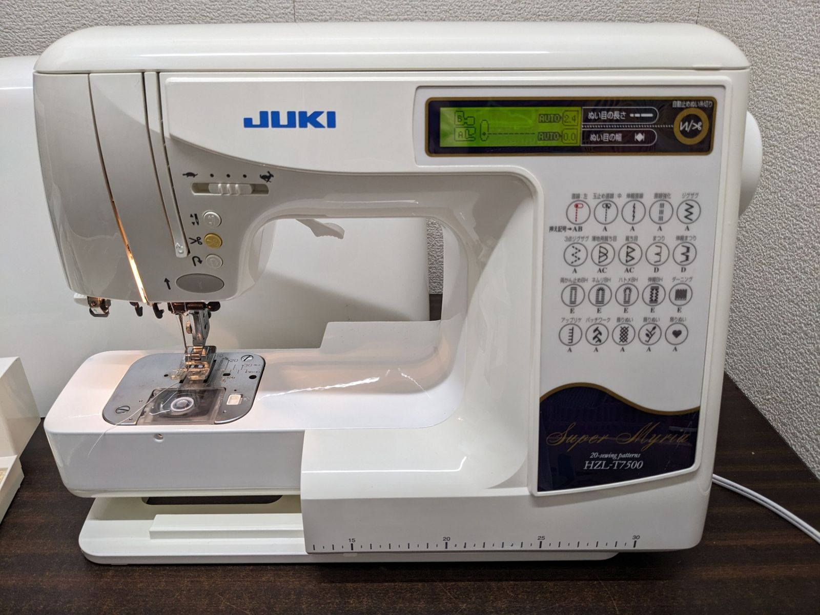 ミシン JUKI ジューキ コンピューターミシン HZL-T7500 厚手に強い 自動糸切|糸通し