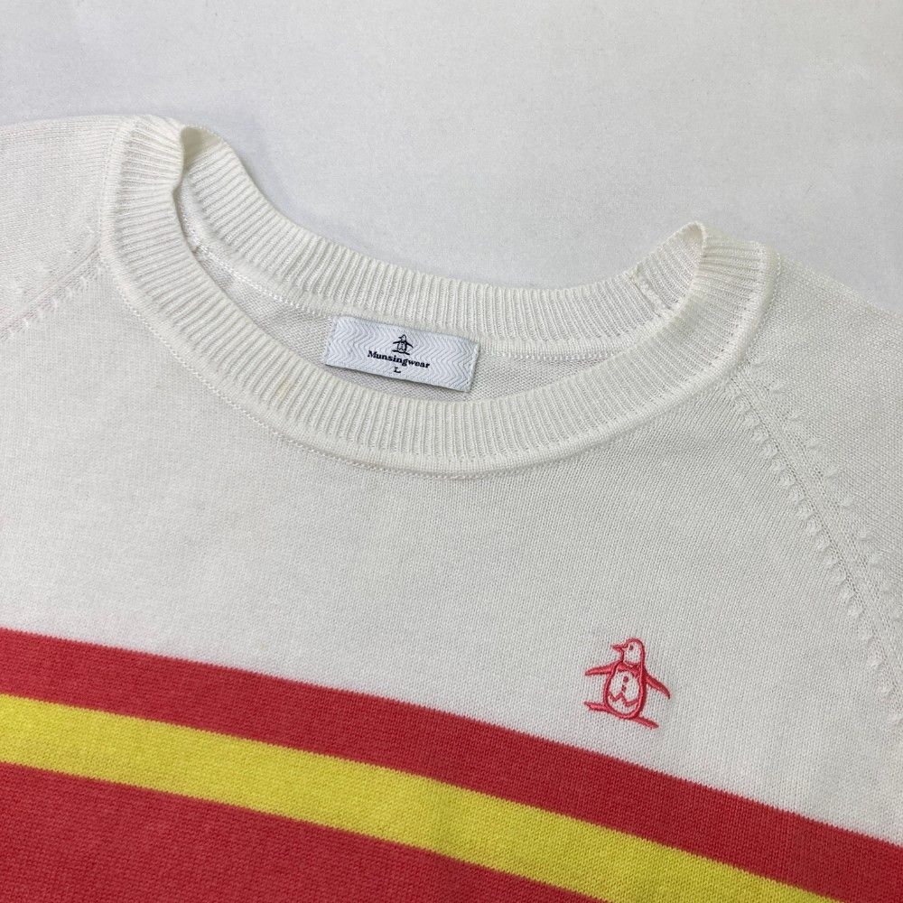 サイズ：L MUNSING WEAR マンシングウェア ニットセーター