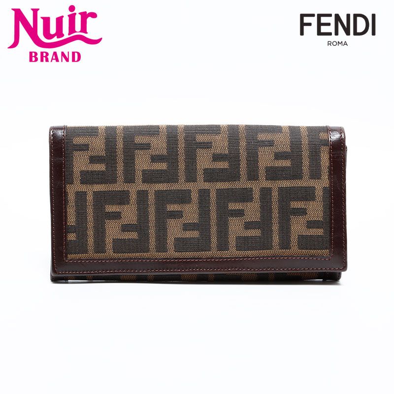 FENDI フェンディ 長財布 ズッカ キャンバス