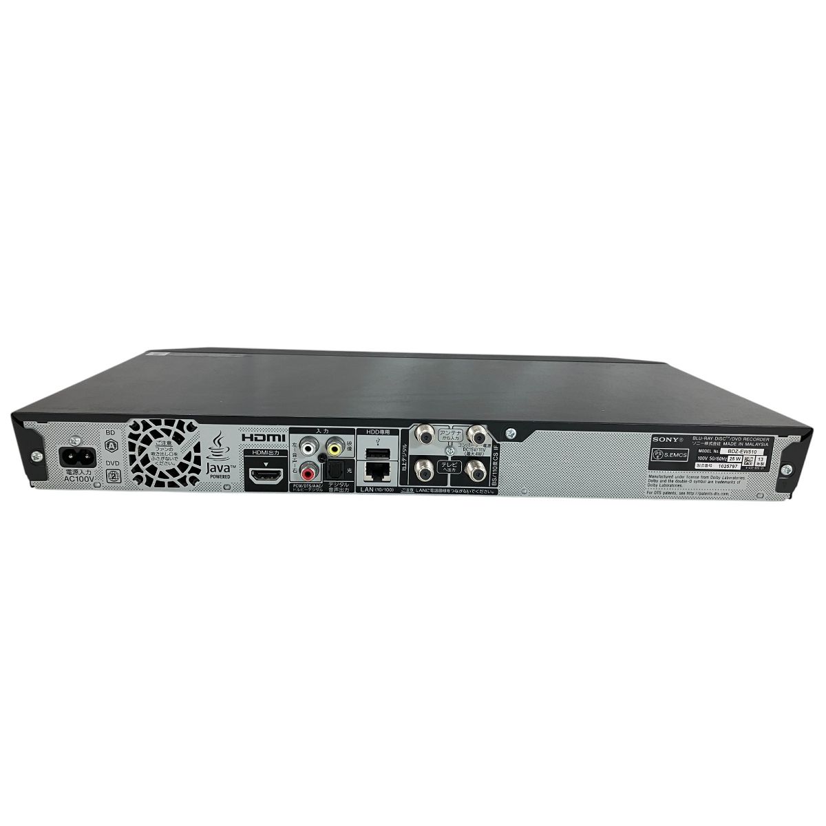 SONY BDZ-EW510