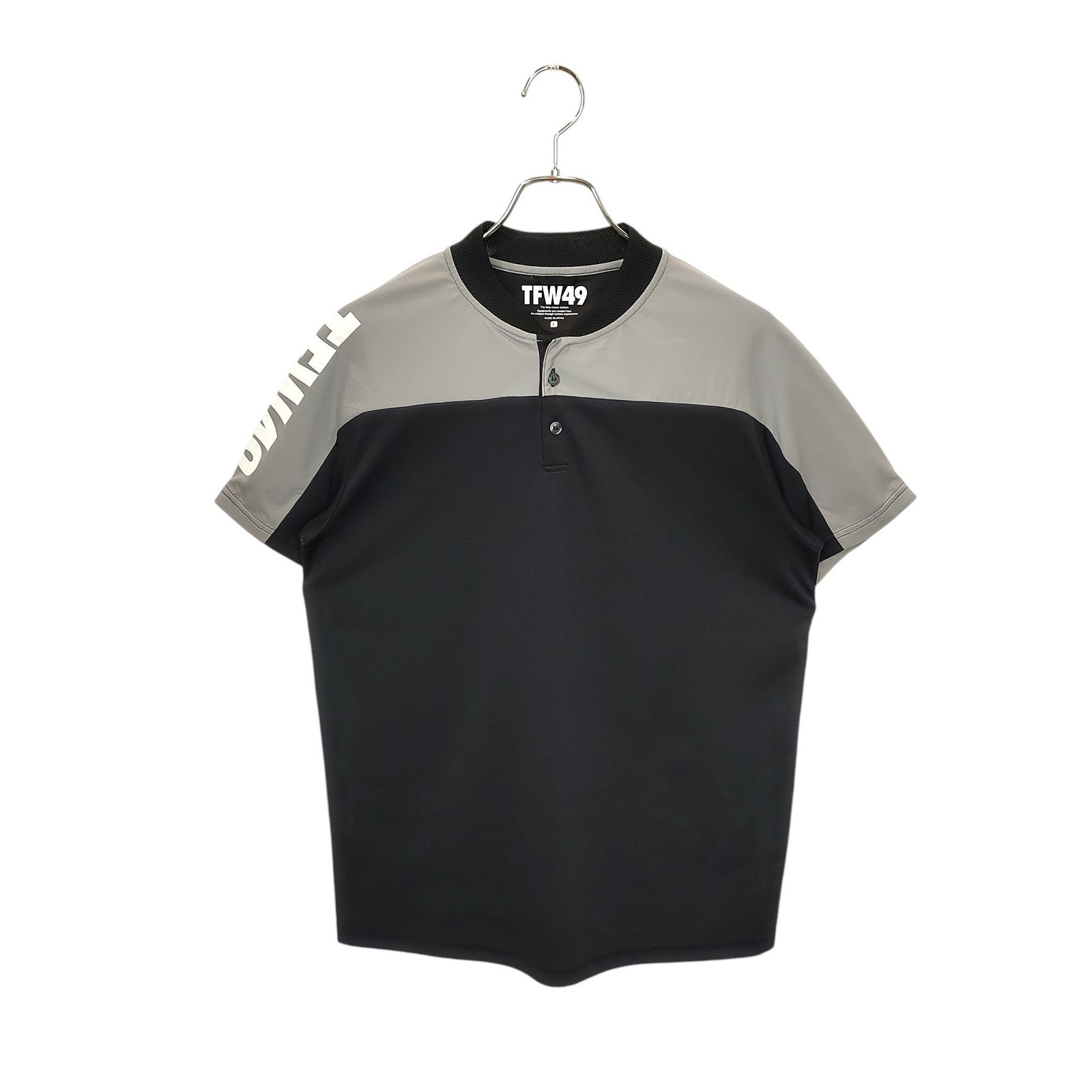 TFW49 ポロシャツ XXL グレー LINE SLEEVE POLO | TFW49（ティーエフ