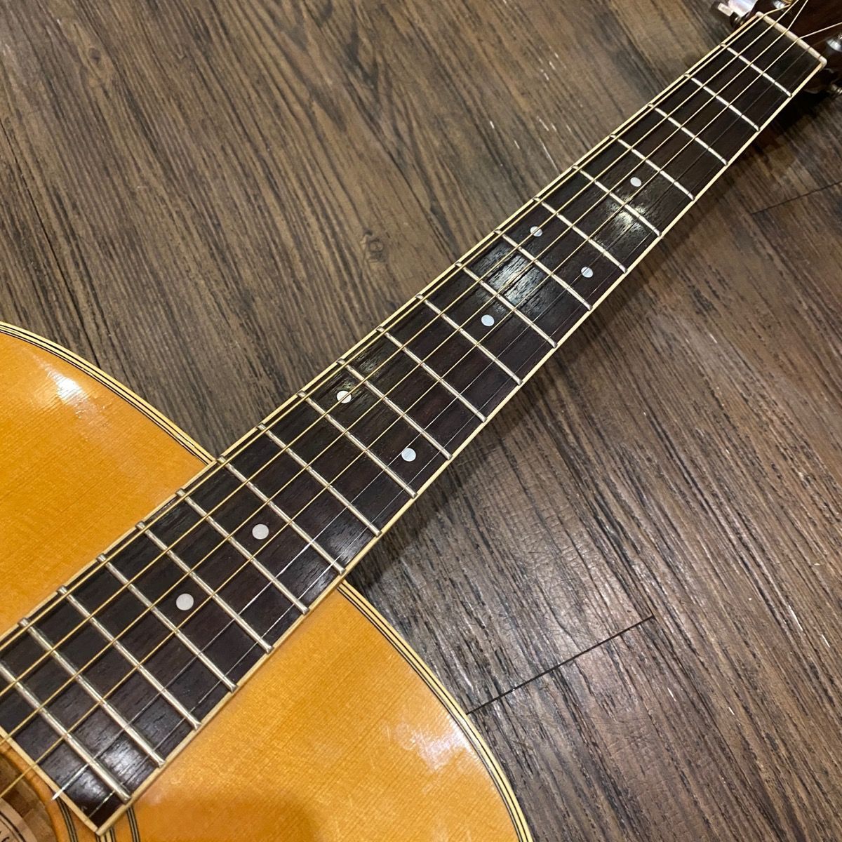 Morris アコースティックギター W-20 日本製 ジャパンビンテージ 美品 70年代 ビンテージ Morris W-20 ハコ馬車ラベル【整備品