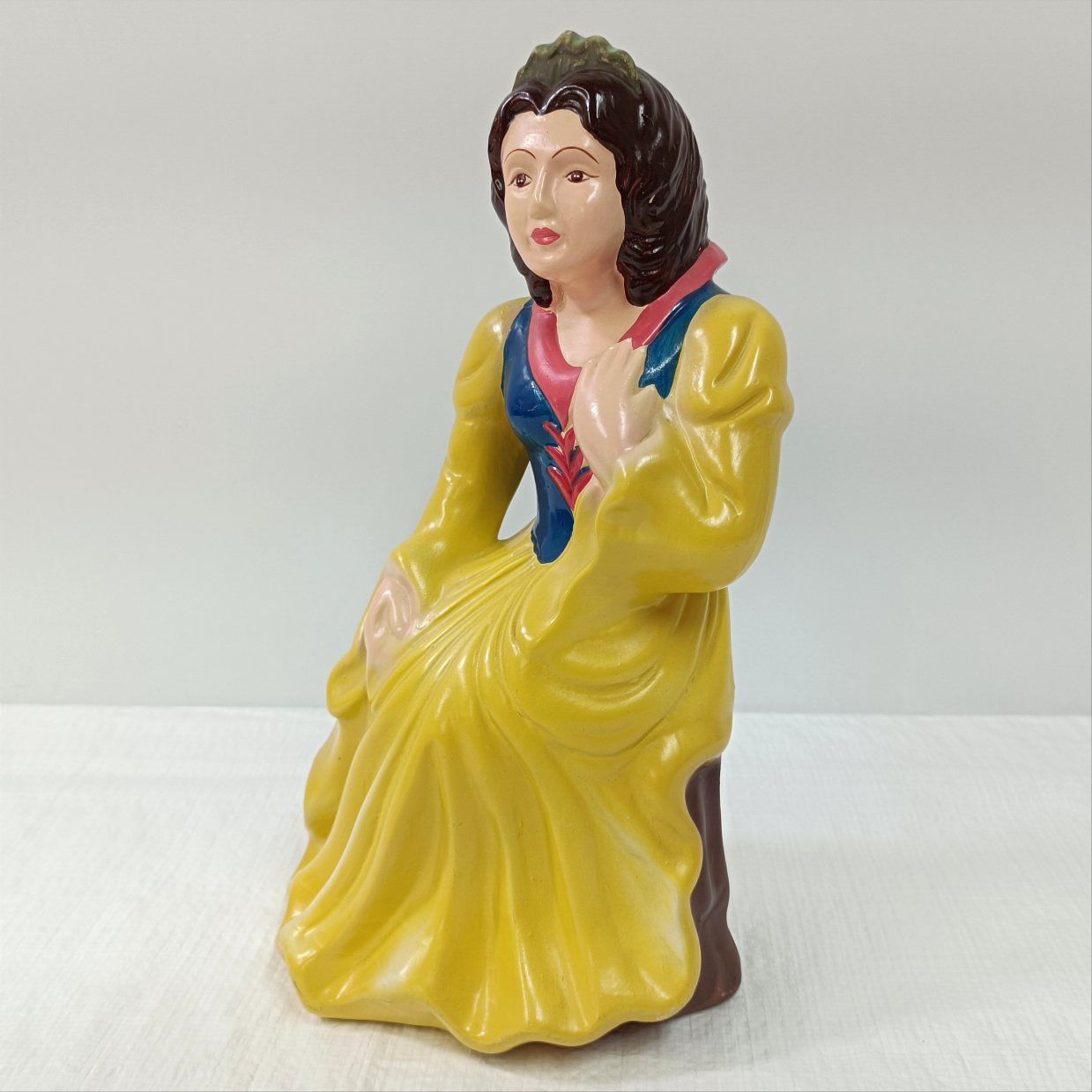 ガーデンオブジェ 古い 陶器製 ディズニー 白雪姫／七人の小人 置物 品