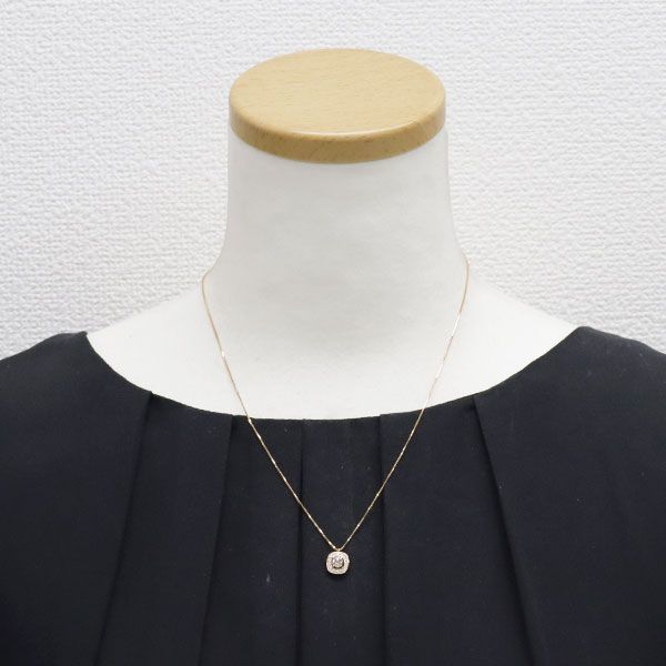 K18PG ダイヤモンド ダイヤモンド ペンダントネックレス 0.33ct D0  