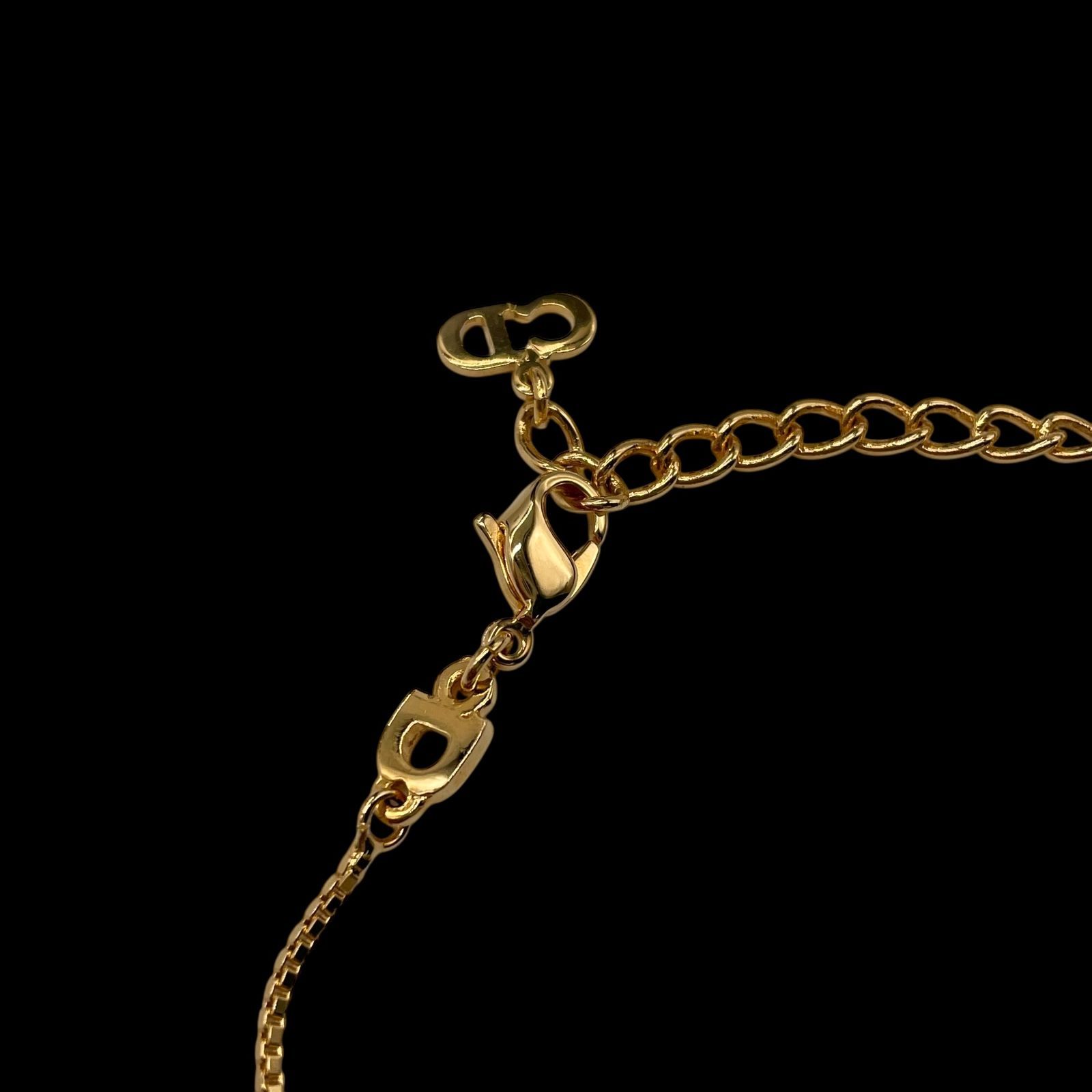 Christian Dior クリスチャンディオール CDロゴ サークルロゴ ネックレス ペンダント 首輪 ゴールド ジュエリー ヴィンテージ FORTGASGNV_COM_BR