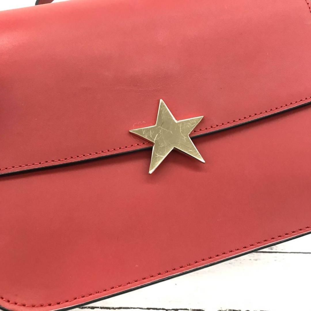 RIKA BY ULRIKA LUNDGREN リカ ウルリカ ラングレン STAR BAG スター ショルダーバッグ レザー レッド 赤 -  メルカリShops