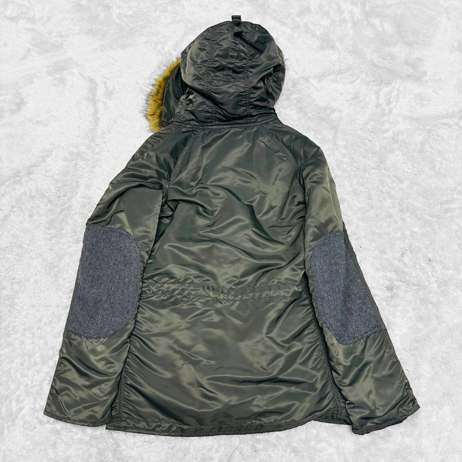 美品 ALPHA INDUSTRIES NICOLE CLUB FOR MEN N-3B フライトジャケット 