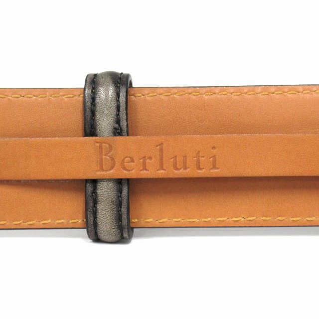 ベルルッティ Berluti クラシック フォーマル ベルト 35mm パティーヌ