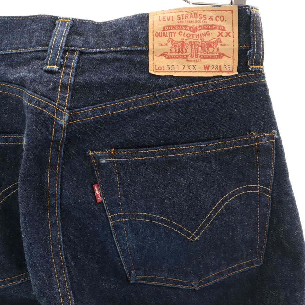 90s LEVI'S リーバイス 551ZXX 濃紺 USA製 バレンシアw31