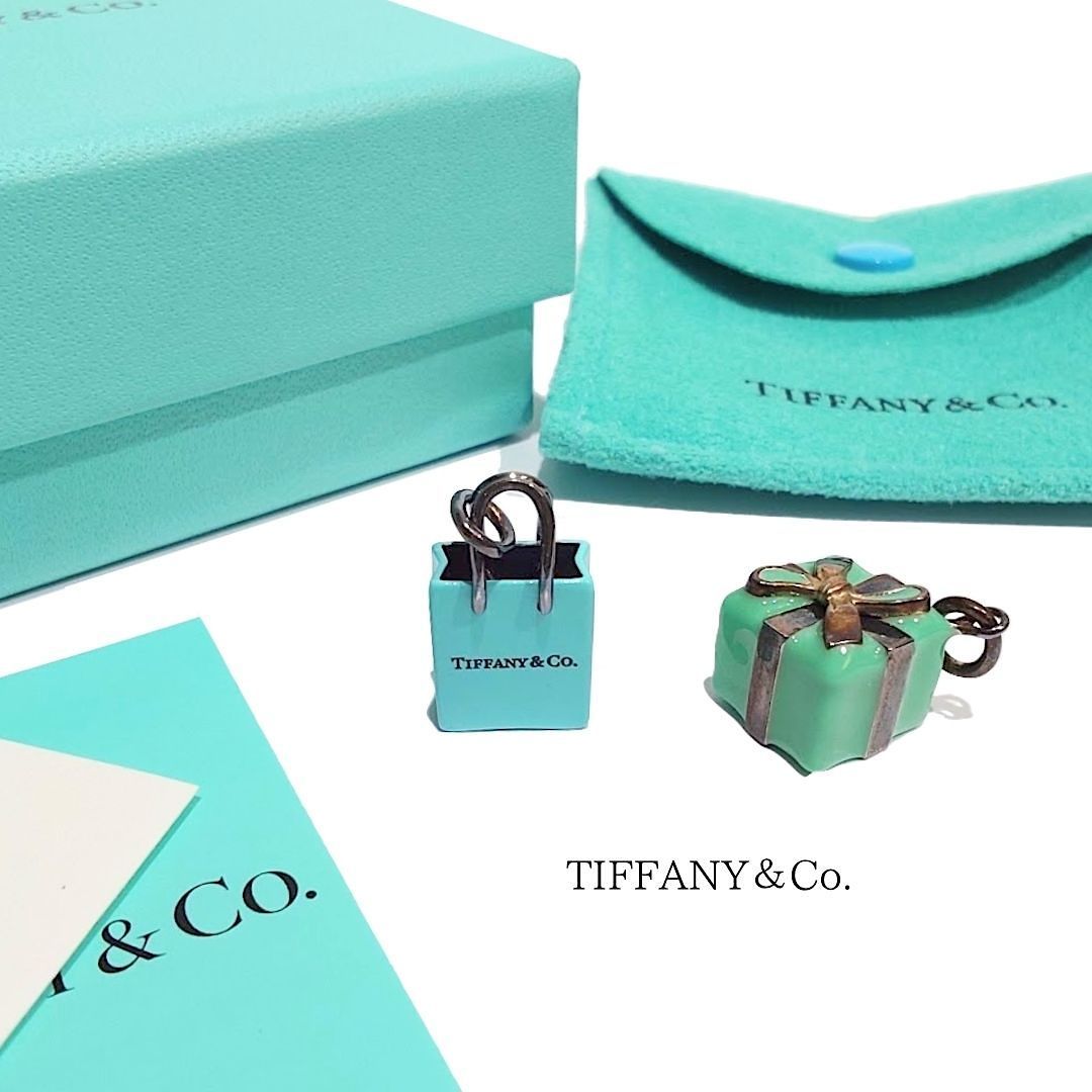 ティファニー バッグ ショッパー ブルー ネックレス シルバー レア