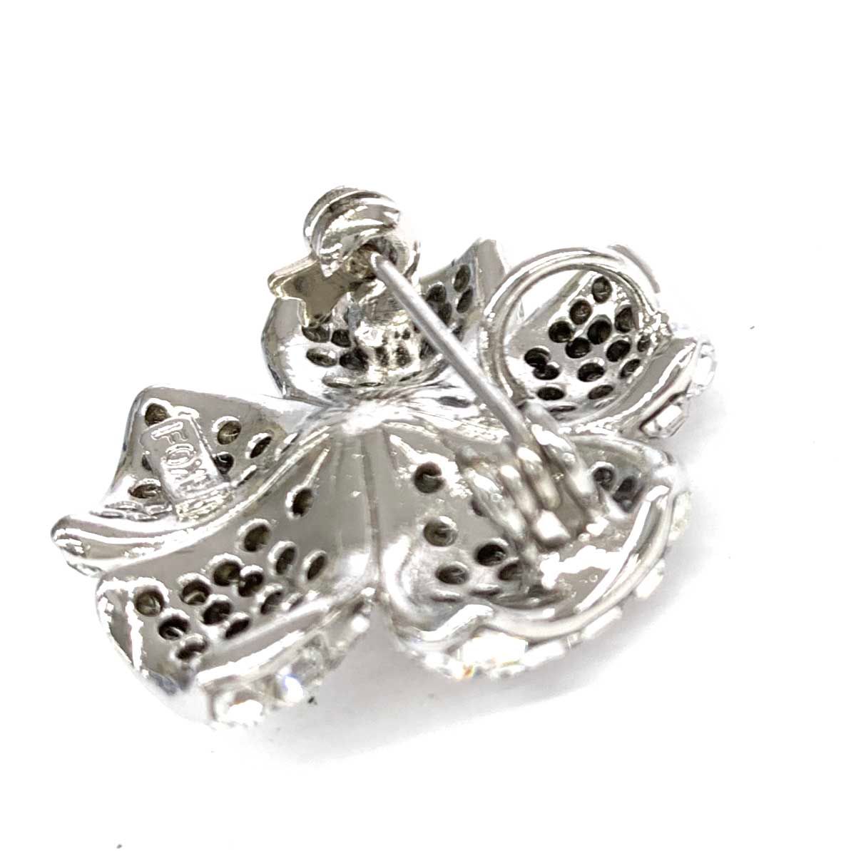 送料無料】FOXEY フォクシー フラワーモチーフ ラインストーン