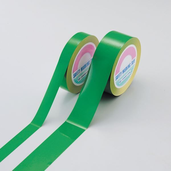 ガードテープ(再はく離タイプ) GTH-251G カラー：緑 25mm幅【代引