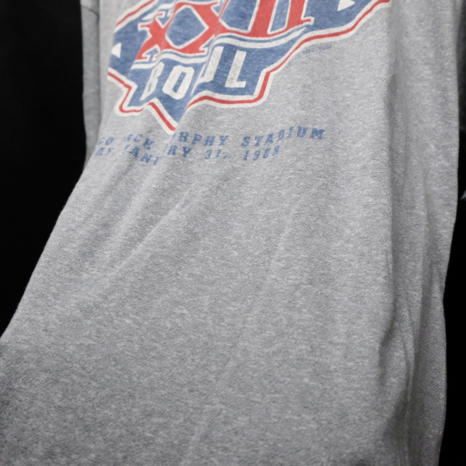 80s USA製 TRENCH MFG 第22回スーパーボウル 半袖Tシャツ Lサイズ 1988 