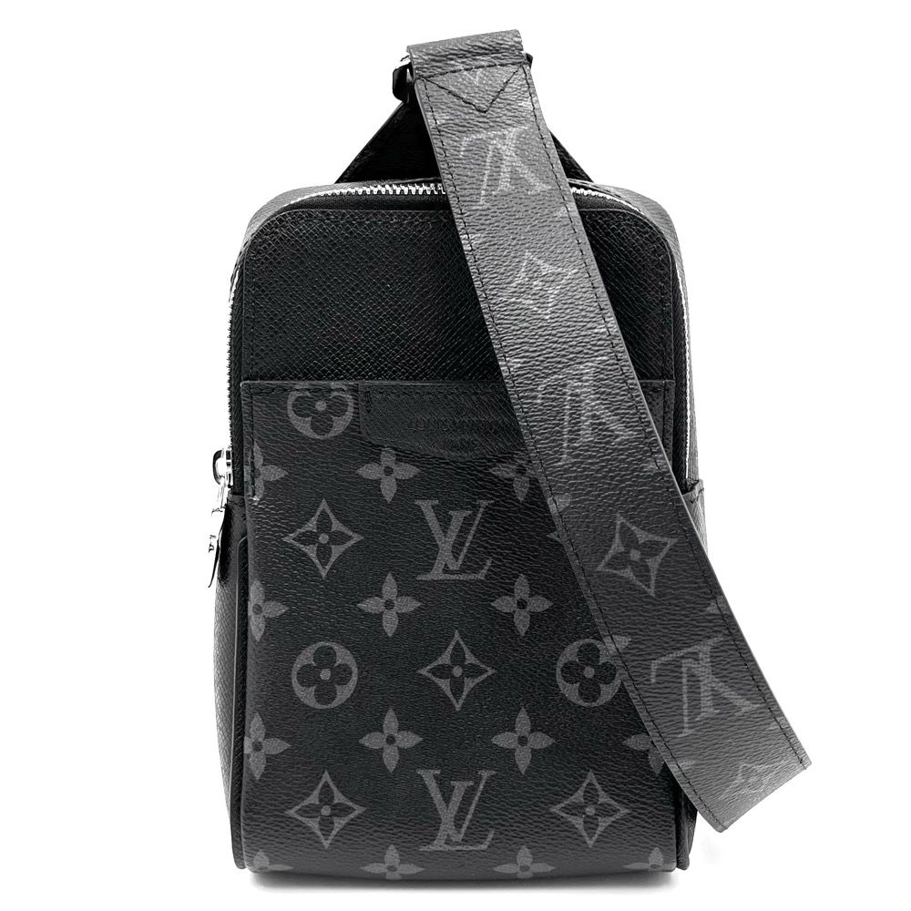 【限定価格】LOUIS VUITTON ルイヴィトン ボディバッグ モノグラムエクリプス タイガラマ アウトドアスリングバッグ Outdoor Sling bag ショルダーバッグ 鞄 かばん M30741    ノワール シルバー金具 メンズ 定番 美品【品】