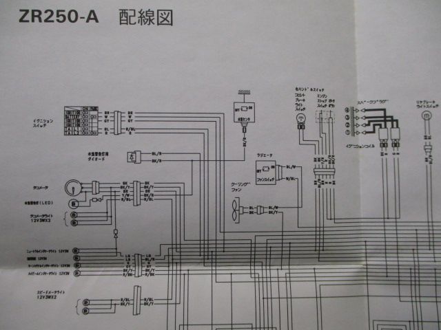 BALIUS バリオス ZR250-A2 配線図有 カワサキ オーナーズマニュアル 取扱説明書 使用説明書 送料無料 バリオス カワサキ 正規 登録書類 BALIUS バイクワン