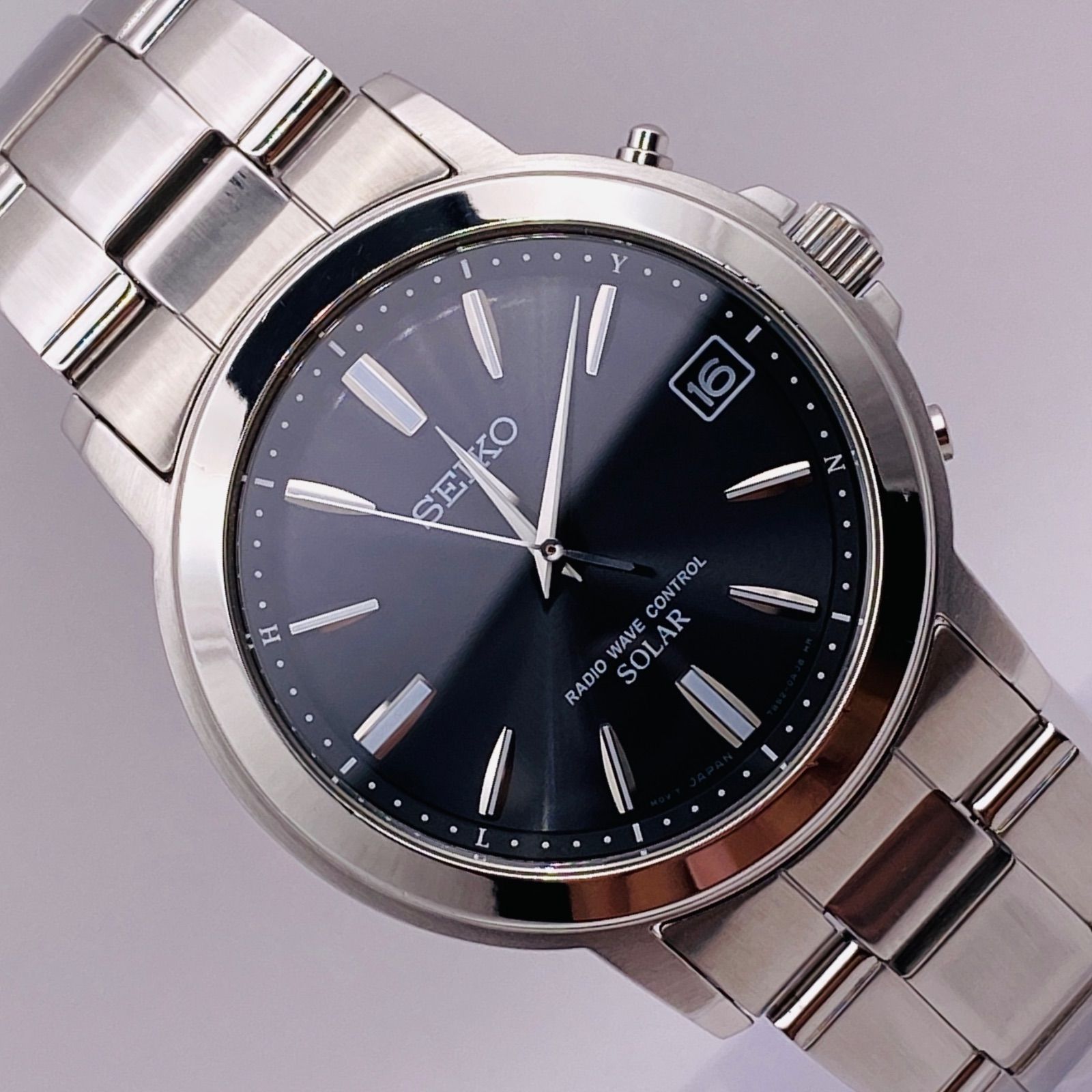 SEIKO 電波 ソーラー 7B52-0AF0 SBTM169
