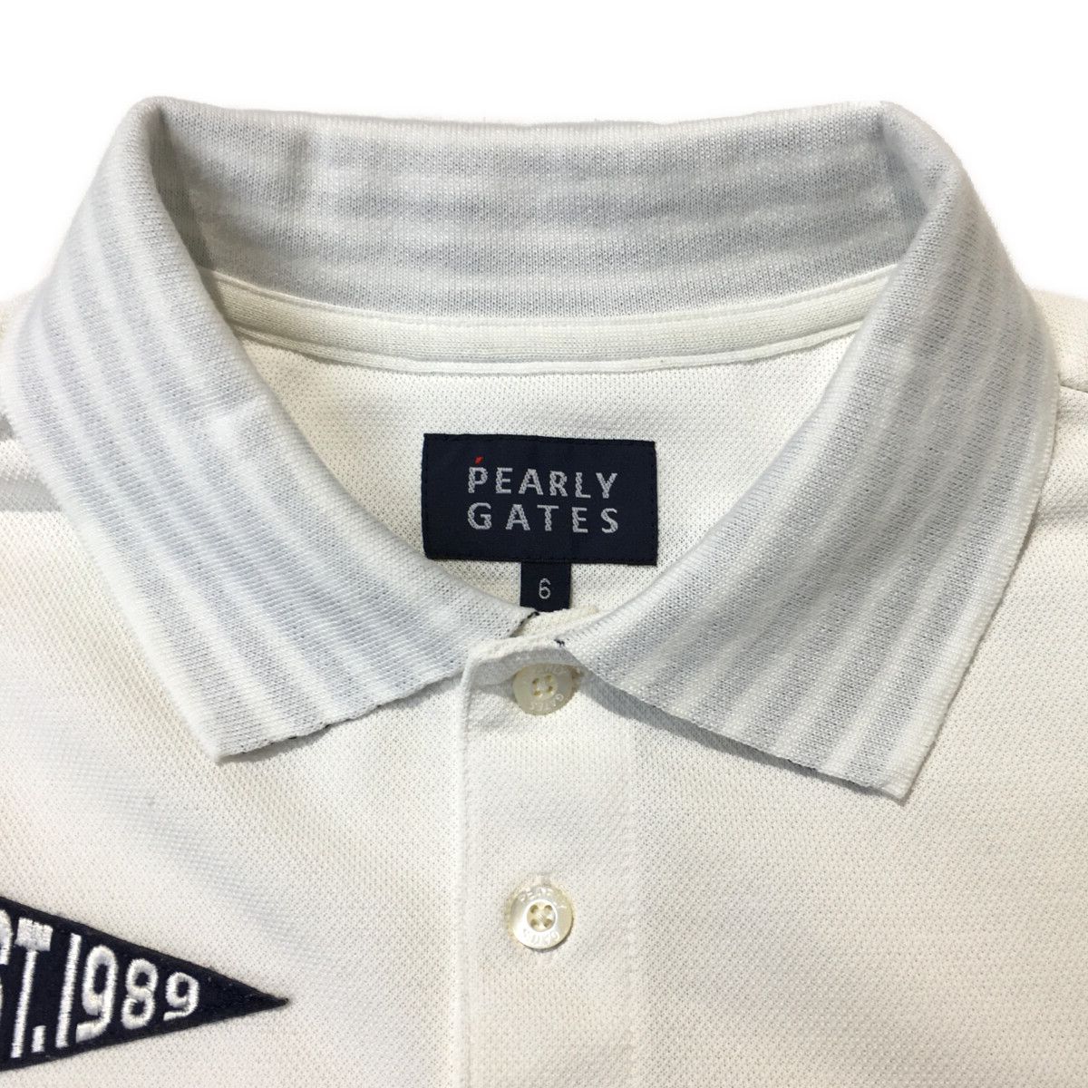 中古 メンズ パーリーゲイツ PEARLY GATES 半袖ポロシャツ 6(LL