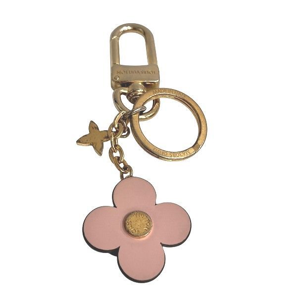 ルイヴィトン Louis Vuitton ポルト クレ ブルーミング フラワーBB M63085 バッグチャーム キーリング ブランド小物 キーホルダー レディース
