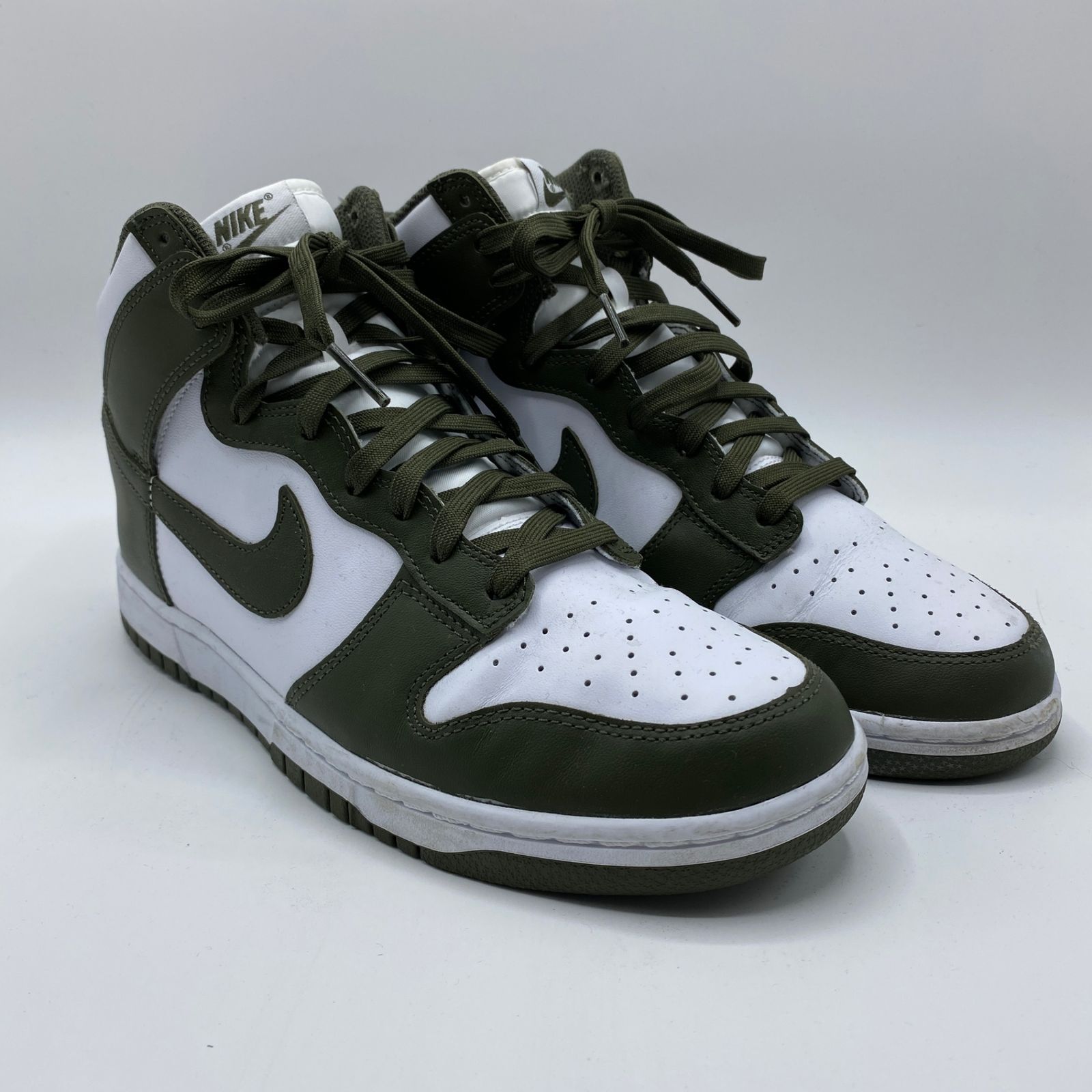 NIKE DUNK HIGH スニーカー メンズ 28 カーキ系【中古】